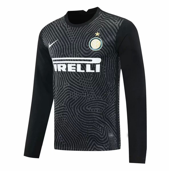 Camiseta Inter De Milán ML Portero 2020/21 Negro